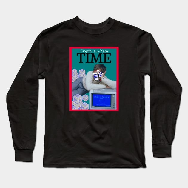 cVault Finance Time Edition Long Sleeve T-Shirt by Cryptomemez